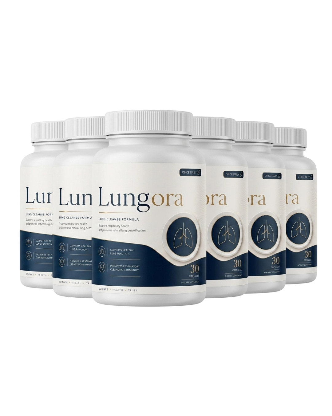 Lungora six-bottle pack